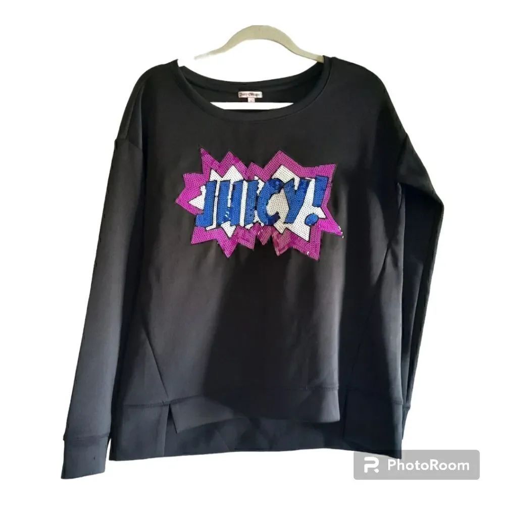 Juicy Couture Sequin Embellished Sweatshirt